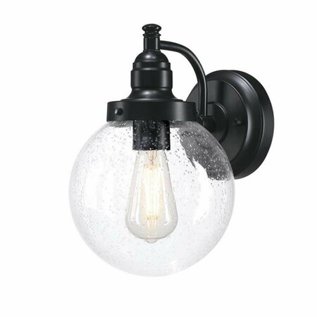 BRILLIANTBULB Eddystone Outdoor Wall Fixture, Matte Black BR3278620